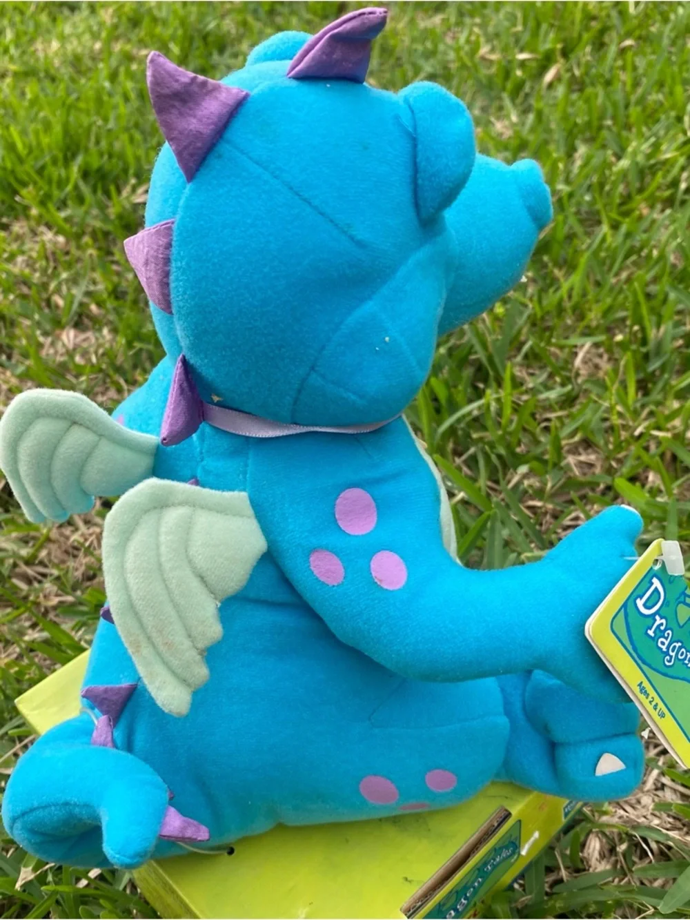 Playskool Dragon Tales Ord Plush Toy - Blue & Light Green